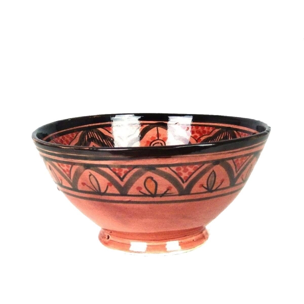 Orientalische marokkanische Keramikschale Keramik Obst Salat Reis Schale Schüssel Deko groß