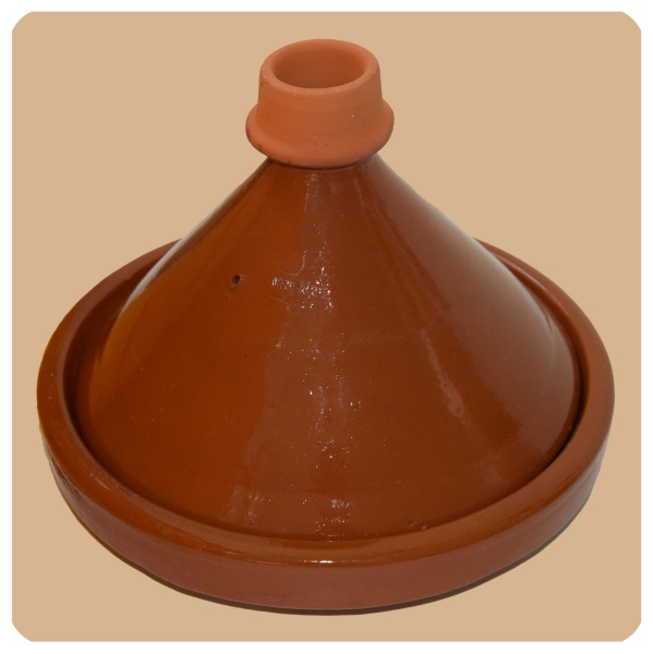 Tajine glasiert | Tontopf aus Marokko | Schmortopf 30 cm | schadstofffrei