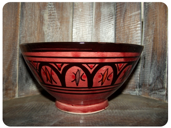 Orientalische marokkanische Keramikschale Keramik Müsli Obst Salat Schale Schüssel Deko mittel