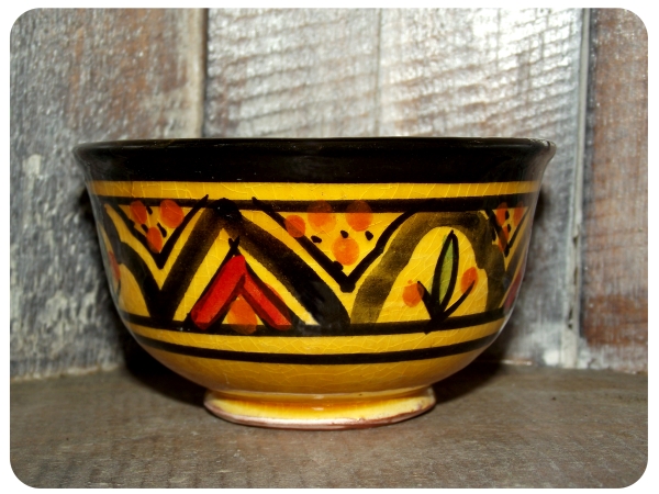 Orientalische marokkanische Keramikschale Keramik Müsli Obst Salat Schale Schüssel Deko klein