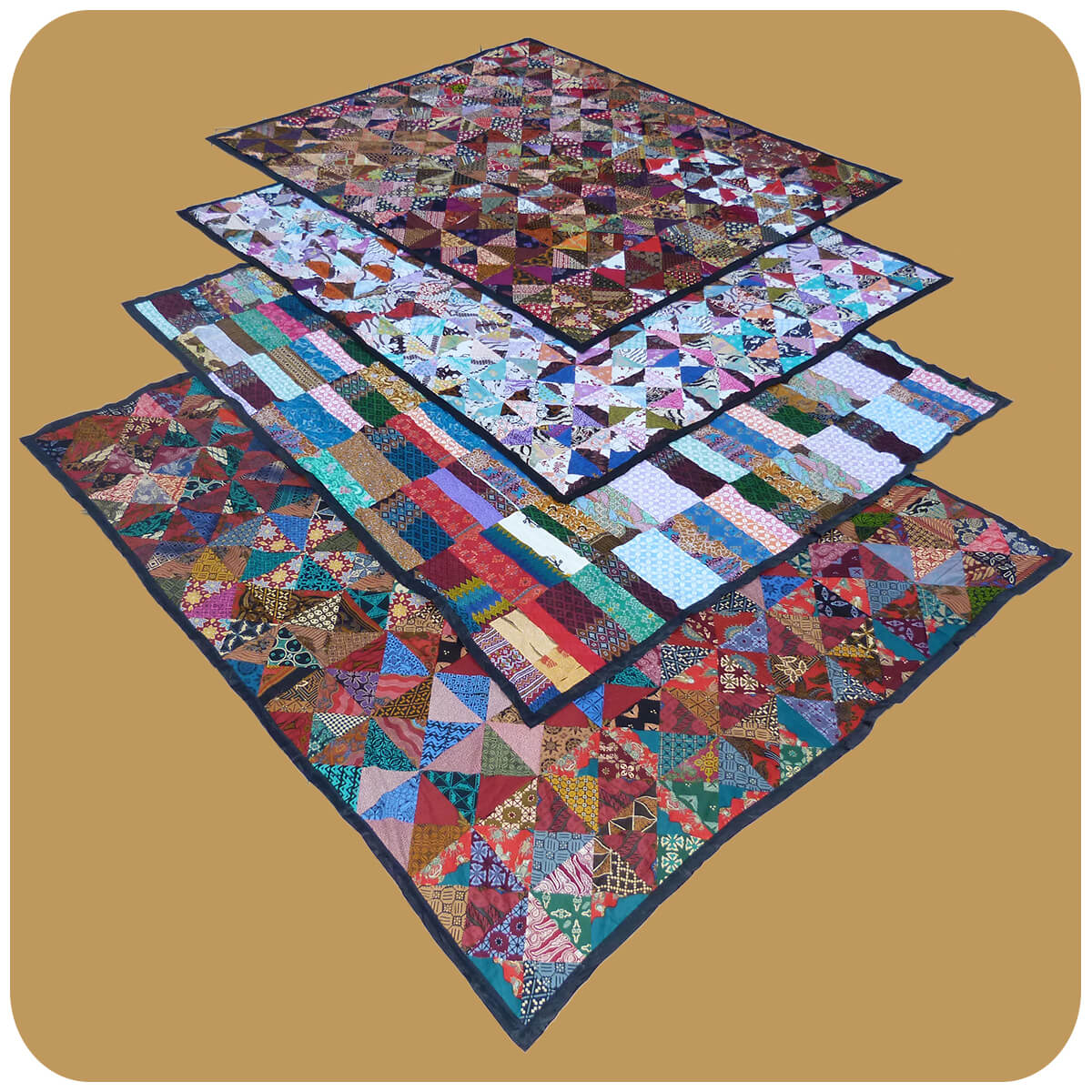 Tagesdecke Bettüberwurf Patchwork Überwurf Überdecke Doppelbett