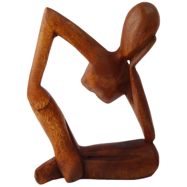 Holz Figur Skulptur Abstrakt Holzfigur Statue Afrika Asia Handarbeit Deko Traum