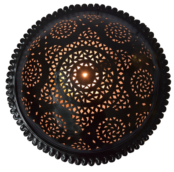Handgefertigte orientalische Metall Deckenlampe aus Marokko