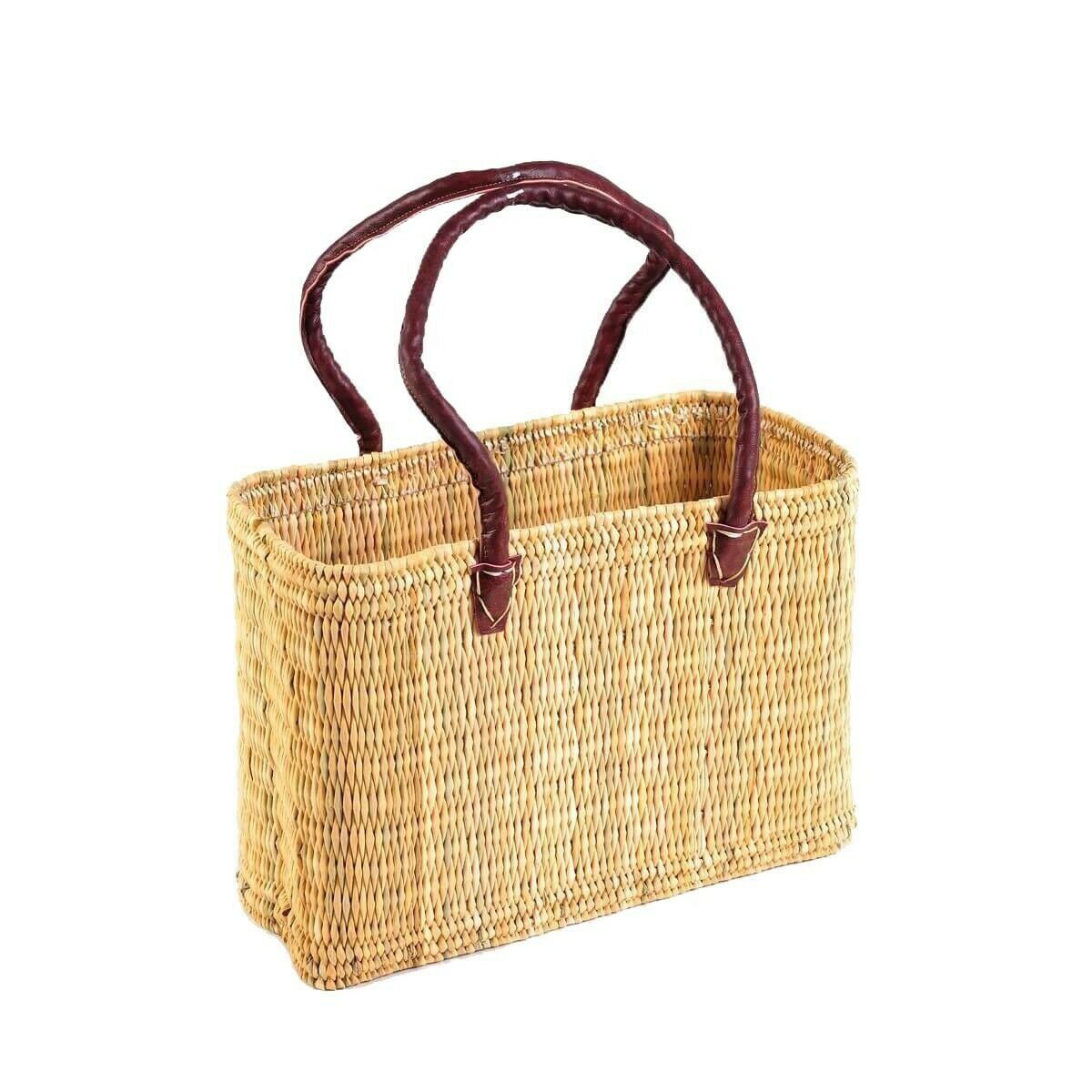 Seegras Tasche Korb Einkaufstasche Einkaufskorb Korbtasche mittel L