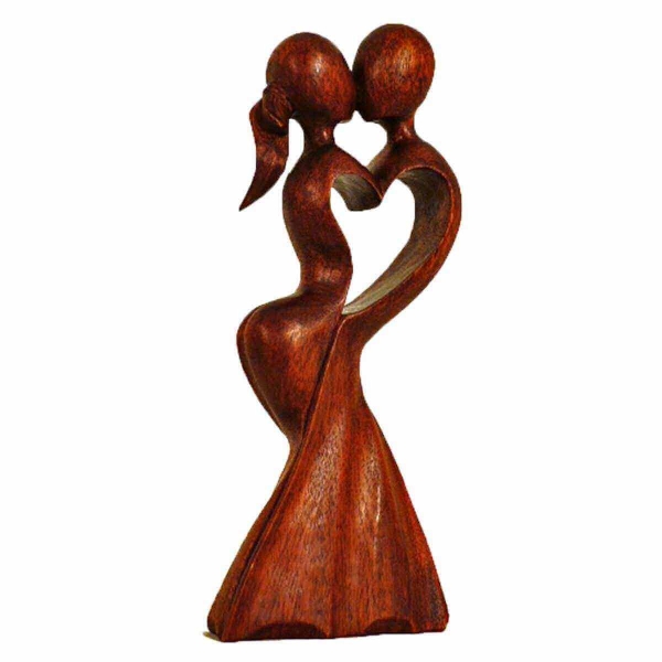 Holz Figur Skulptur Abstrakt Holzfigur Statue Afrika Asia Handarbeit Deko Hochzeit