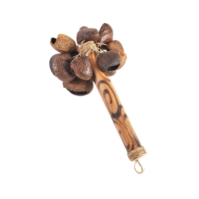 Regenmacher Rassel 30 Cm – Handbemalt, Maracas Für Kinder, Musikinstrument Für Früherziehung