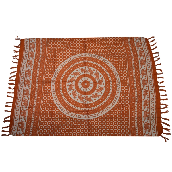 Sarong Pareo Wickelrock Wickeltuch Strandtuch Handtuch Stola Tuch Schal Badebekleidung 140x120 cm