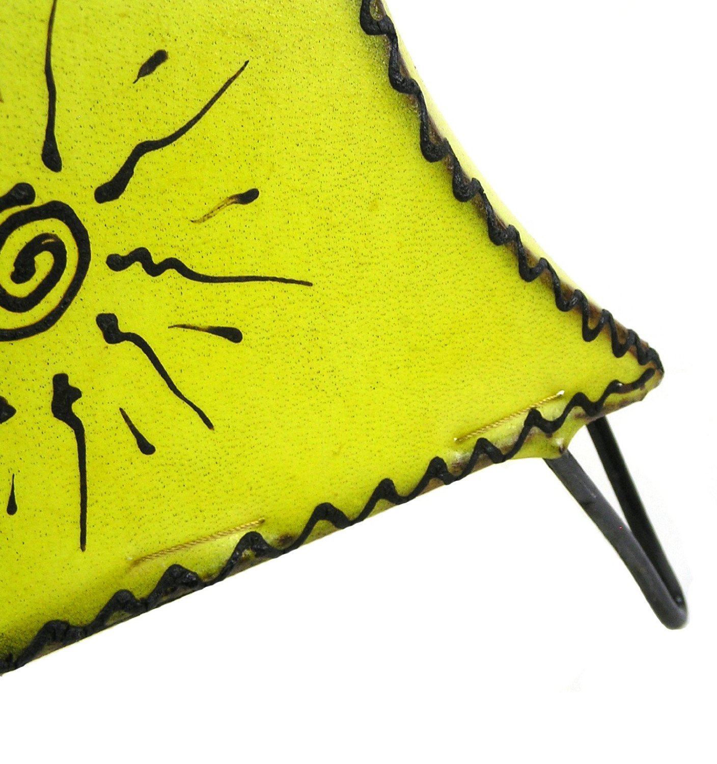 Marokkanische Henna-Stehlampe, 40 Cm Höhe, Handbemalt – Orientalische Deko Mit Warmem Licht