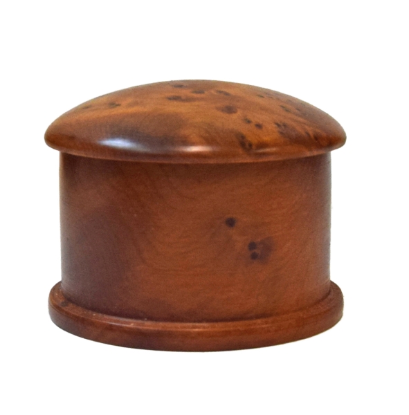Thuja Holz Schatulle Dose Schmuckdose Holzschachtel Holzdose Holzschatulle Wurzelholz Kiste Pillendose mini