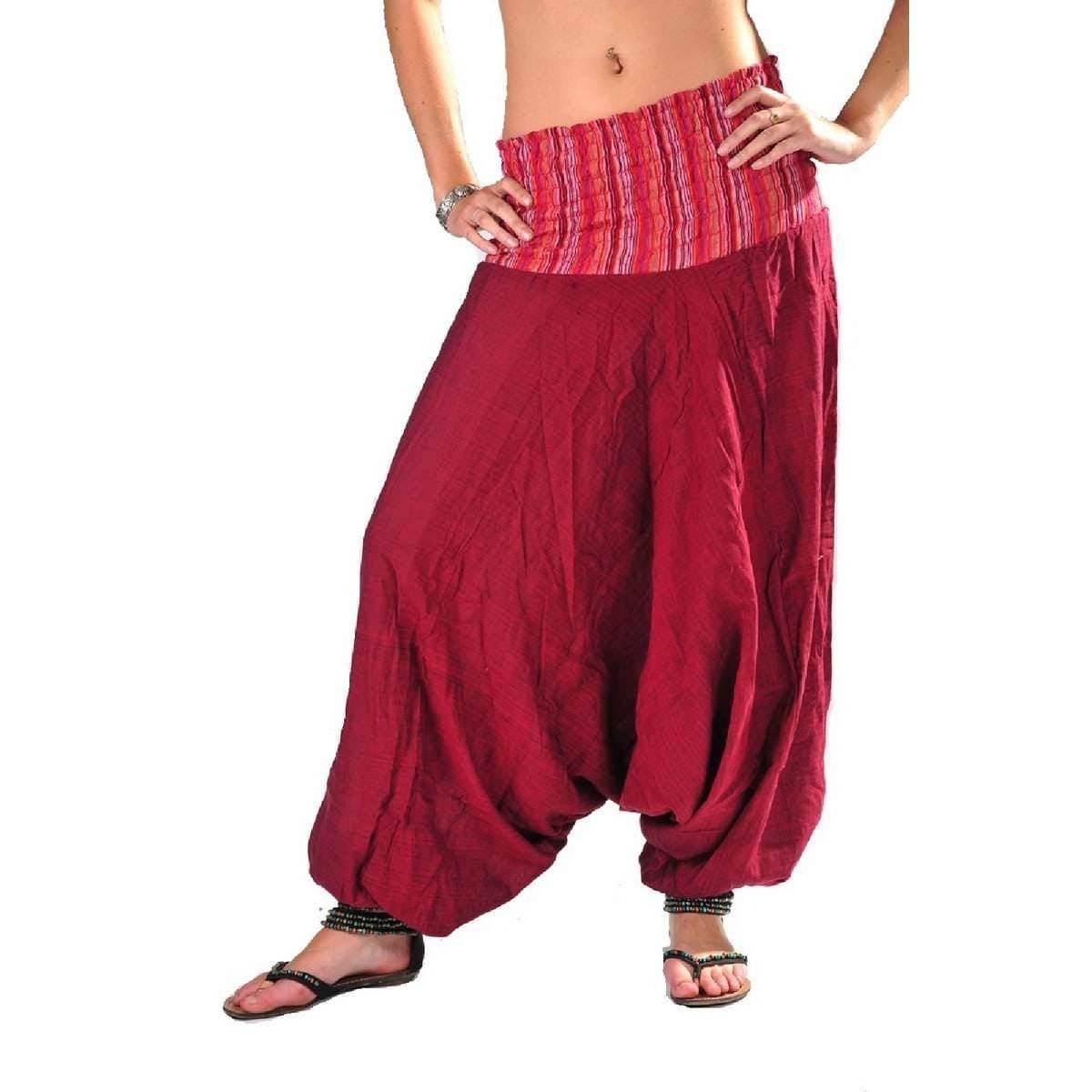 Sarouel Pantalon Bouffant Loisirs GOA Yoga Baggy PLUDER Aladin-Pantalon coton sarouel